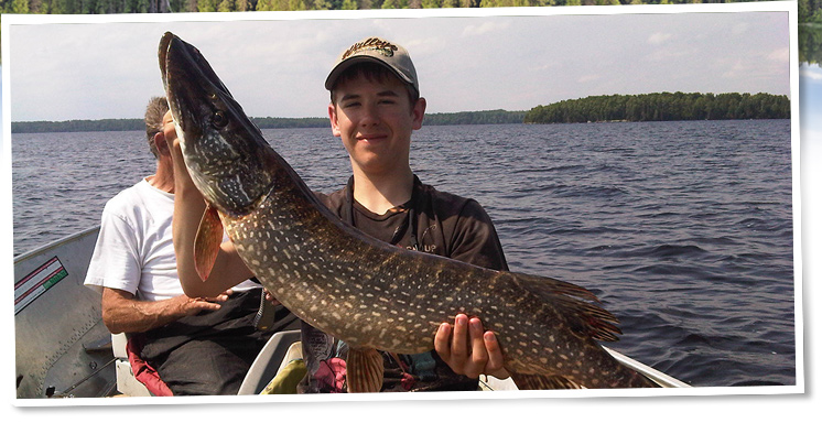Boy with Northern Pike